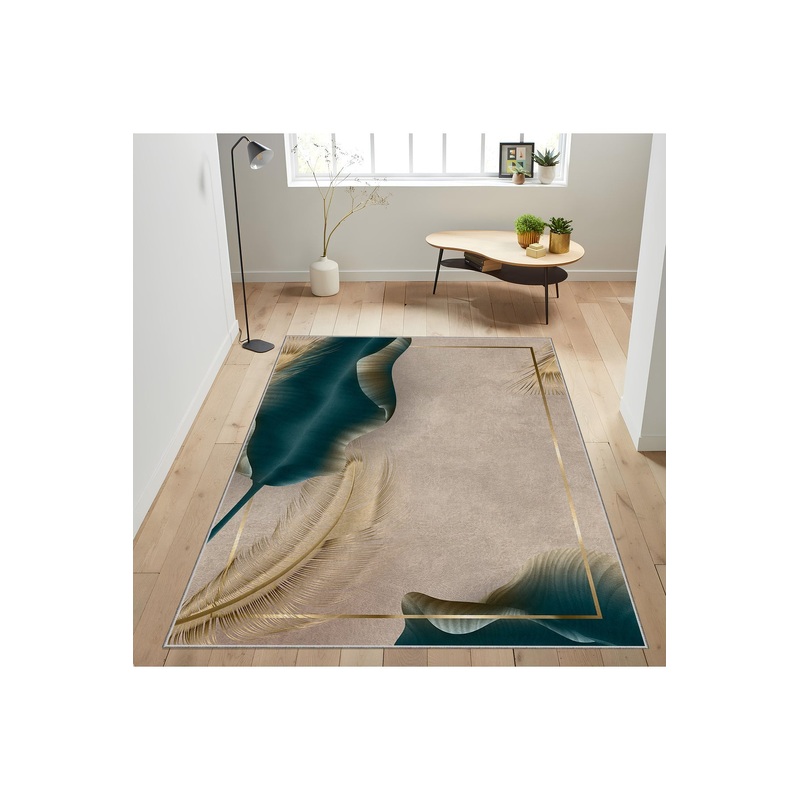 Washable Non Slip Based Stain Resistant Living Room Carpet