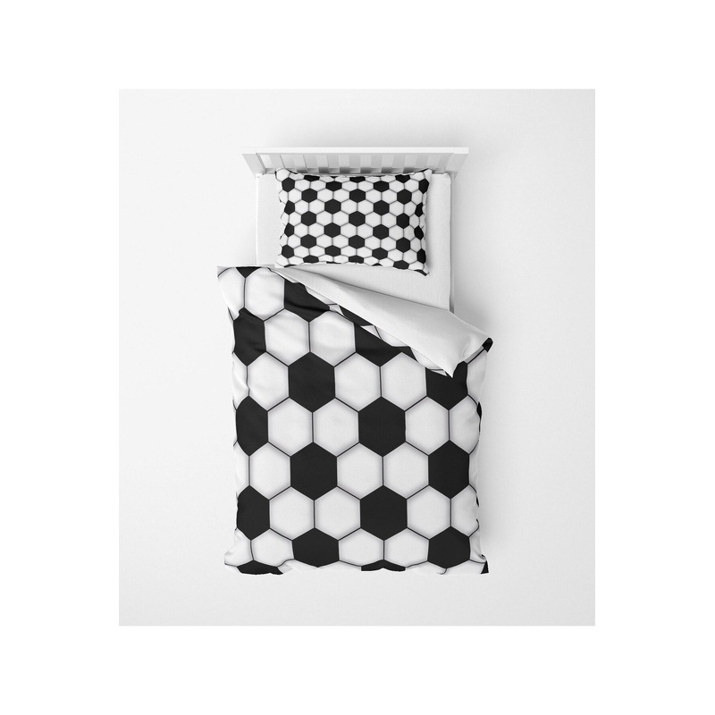 3D Digital Print Micro Satin Single Duvet Cover Set Black And White Patterned | Bedding Set, Bedroom Decor