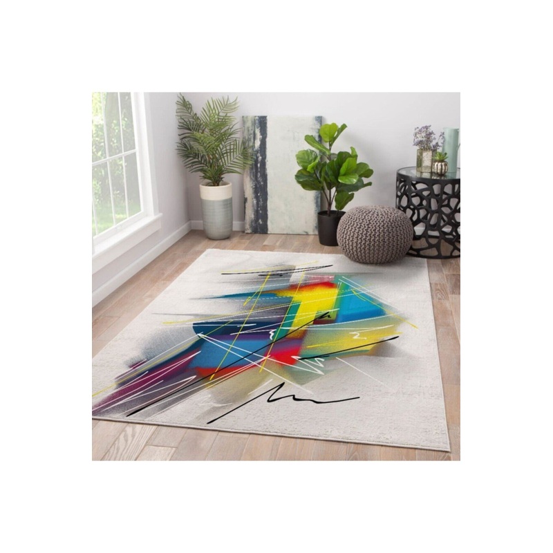 Colorful Signatures Digitally Printed Carpet