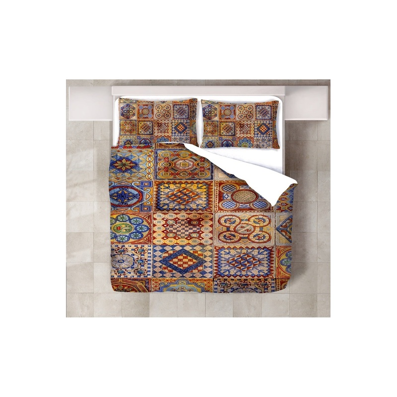 Florets 3D Digital Printing Double Duvet Cover Set | Duvet Cover And 2 Pcs Pillowcases | Bedding Set, Bedroom Decor