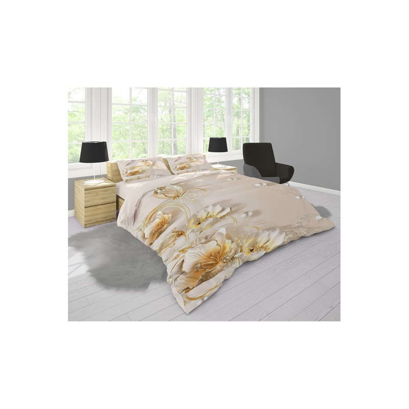 Pearl 3D Digital Printing Double Duvet Cover Set | Duvet Cover And 2 Pcs Pillowcases | Bedding Set, Bedroom Decor