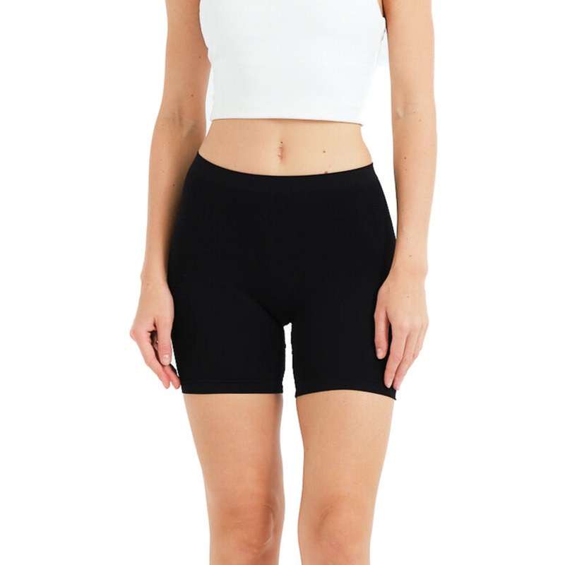 Seamless Seamless Long Panties Non-Trace Black Women's Boxer - Vela