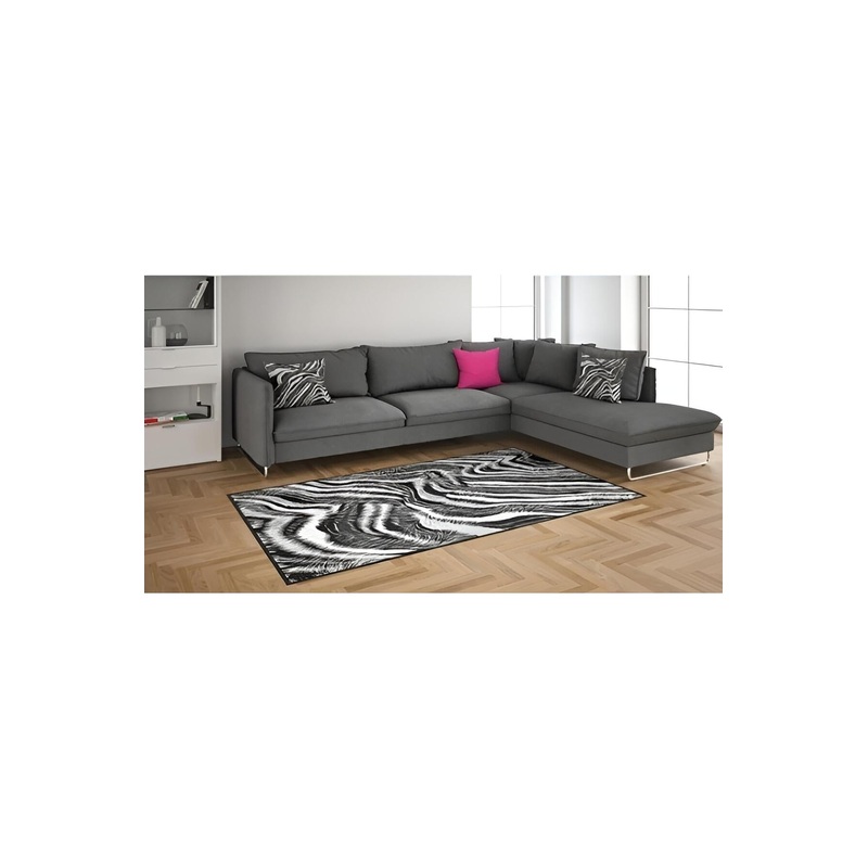 Zebra Patterned Digital Printed Carpet