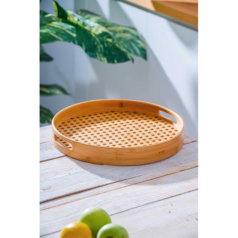 Bamboo Serving Tray - 35 Cm