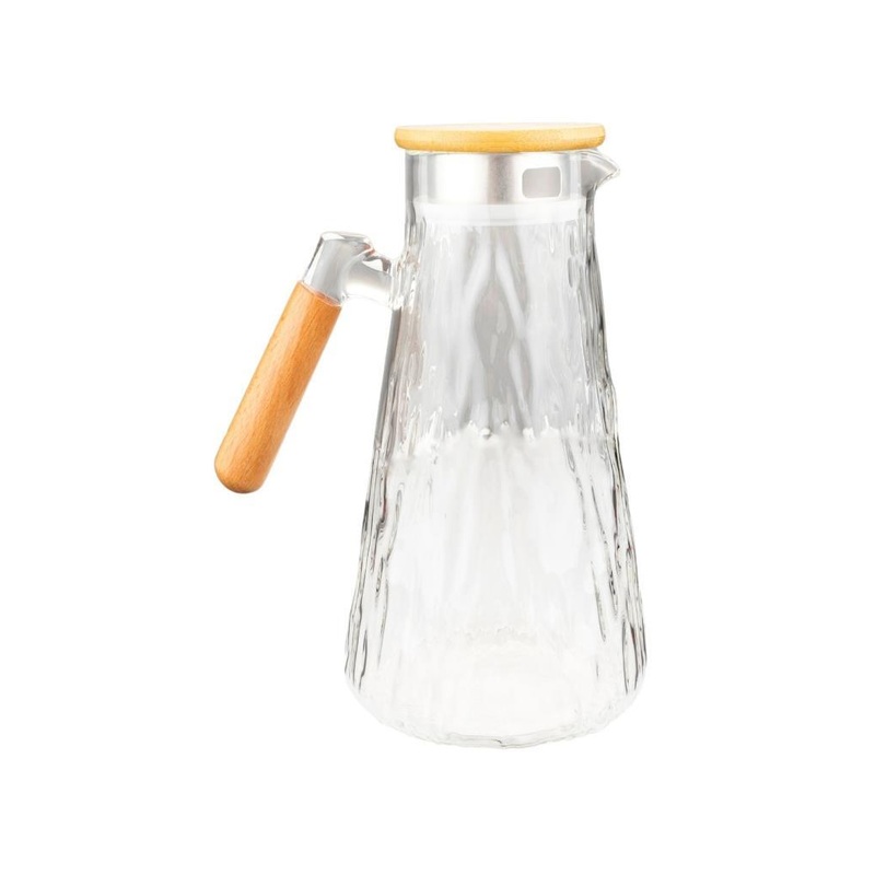 Bambum Buzul - Glass Pitcher With Bamboo Lid