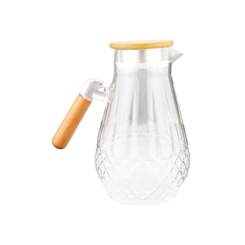 Bambum Glacy - Glass Pitcher With Bamboo Lid
