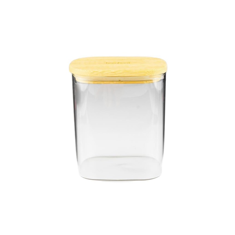 Bambum Multy - Glass Storage Container With Bamboo Lid 1000Ml