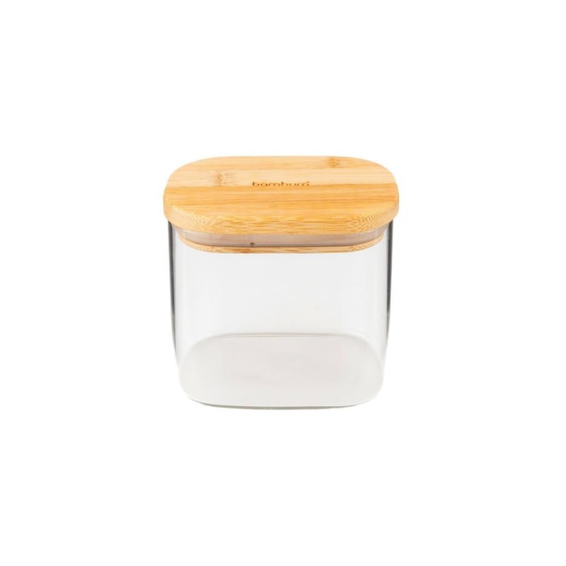 Bambum Multy - Glass Storage Container With Bamboo Lid 600Ml