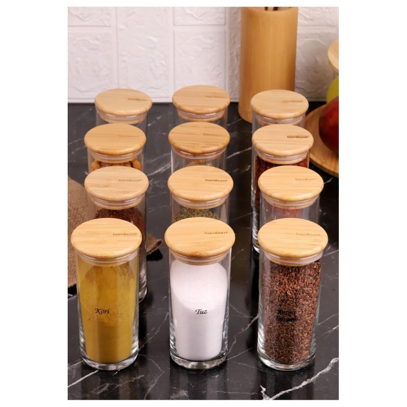Bambum Original Zolla Prestige 12 Piece Spice Jar