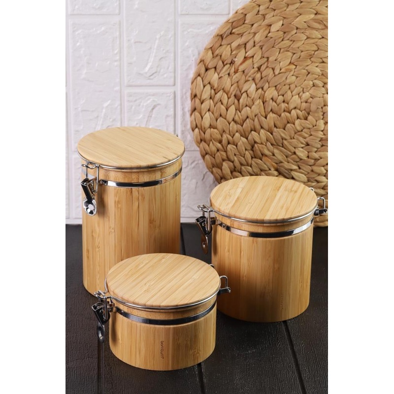 Bambum Sante - Storage Container Set Of 3 Sizes Mini Small Large