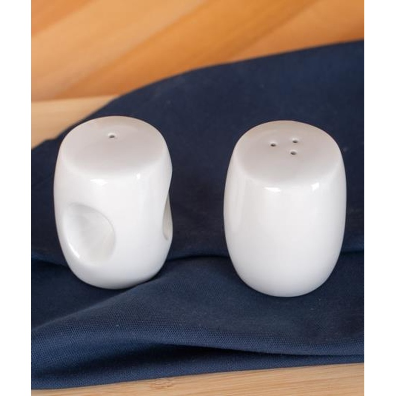 Bianco Perla Salt/pepper Shaker Set - 7 Cm (Porcelain)
