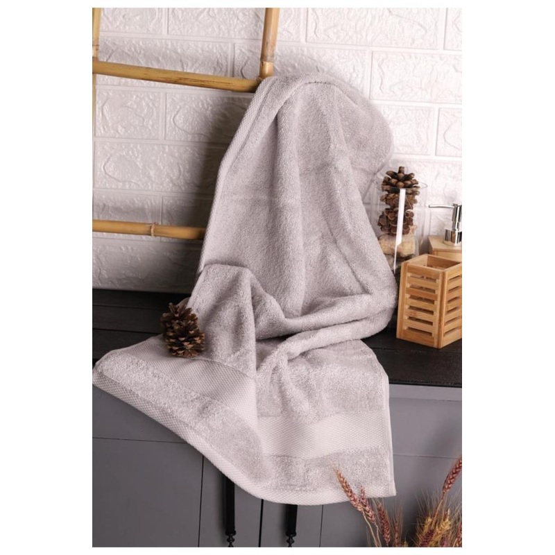 Cindy - Microcotton Face Towel Gray 50X90Cm