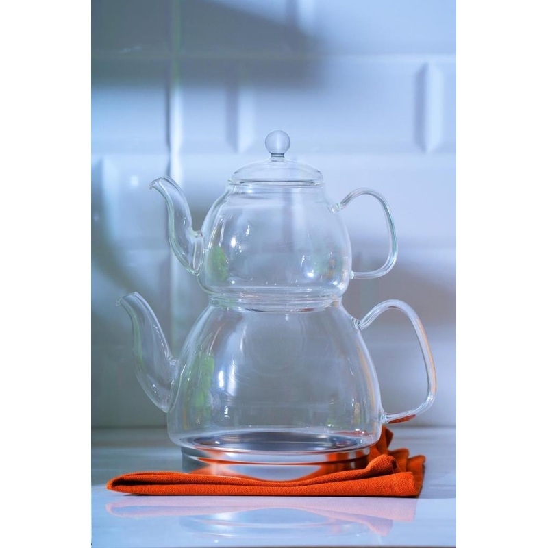 Jasmin Borosilicate Glass Teapot