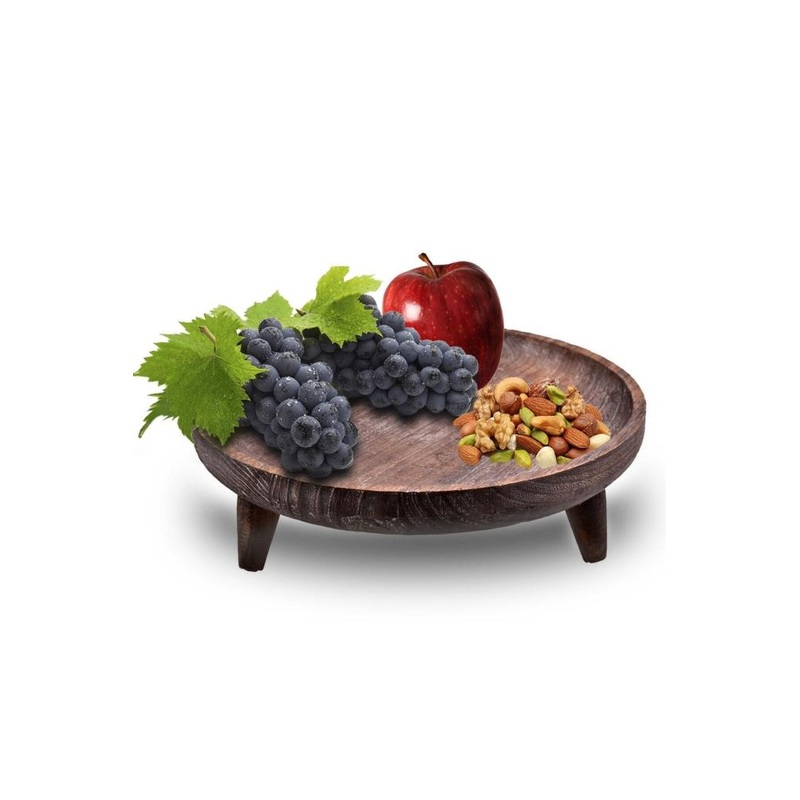 Alina Footed Serving Tray Large Authentic Antique Effect Luxury Serving Serving Tray Bahex B1619