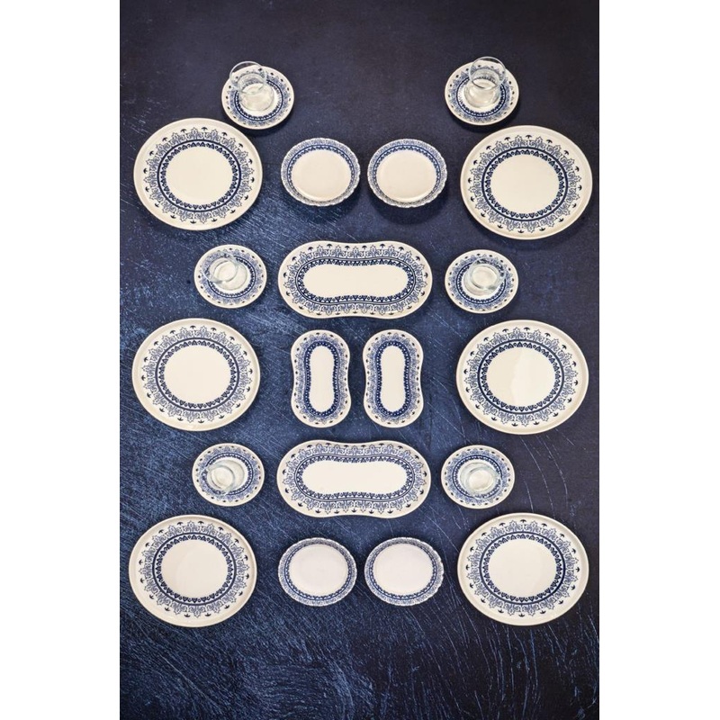 Bambum Lara - 26 Piece Porcelain Breakfast Set Maku