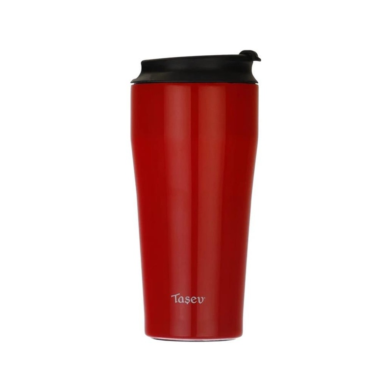 Bambum Pira - Glass Thermos Red 400 Ml