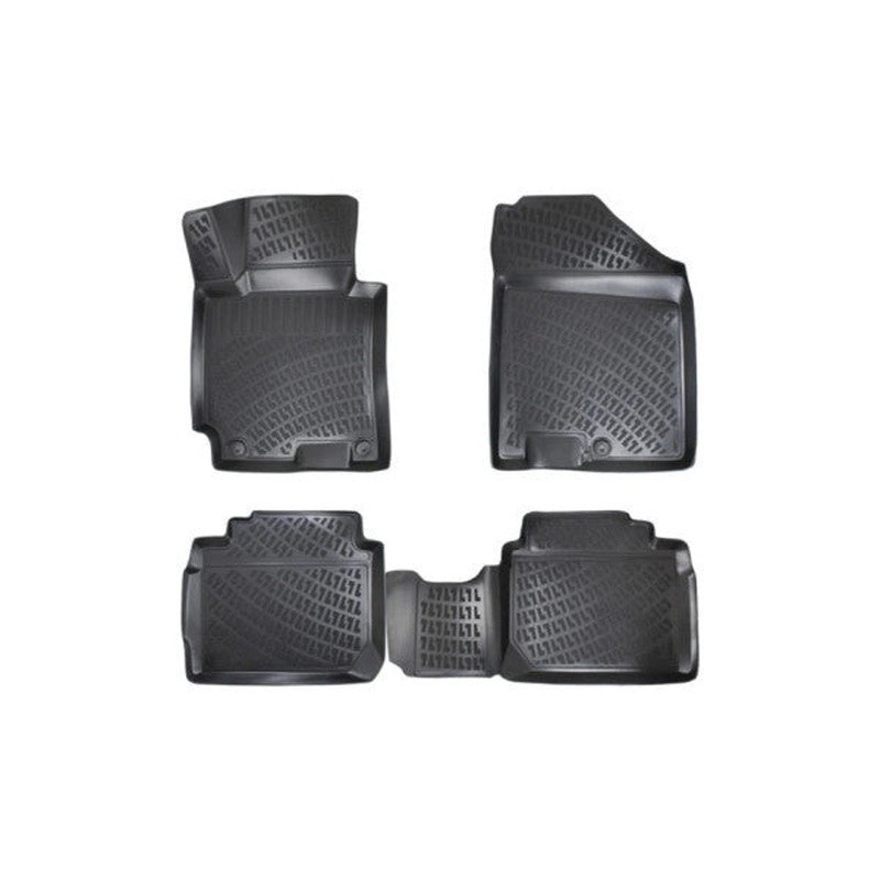 Hyundai I20 After 2020 3D Black Odorless Pool Mat Set