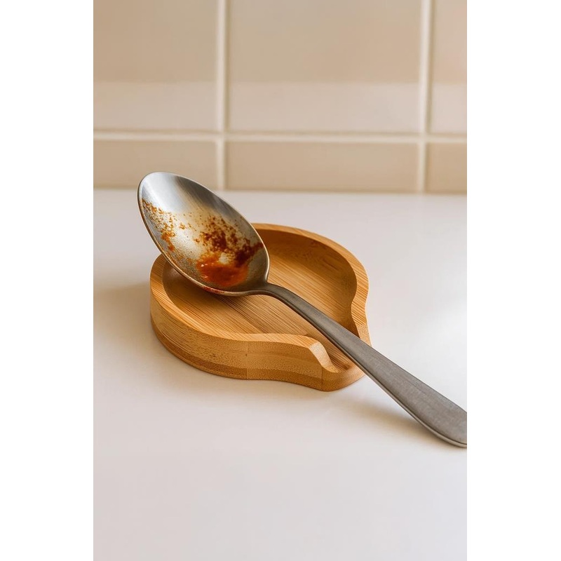 Mien Countertop Bamboo Dirty Cutlery Rack