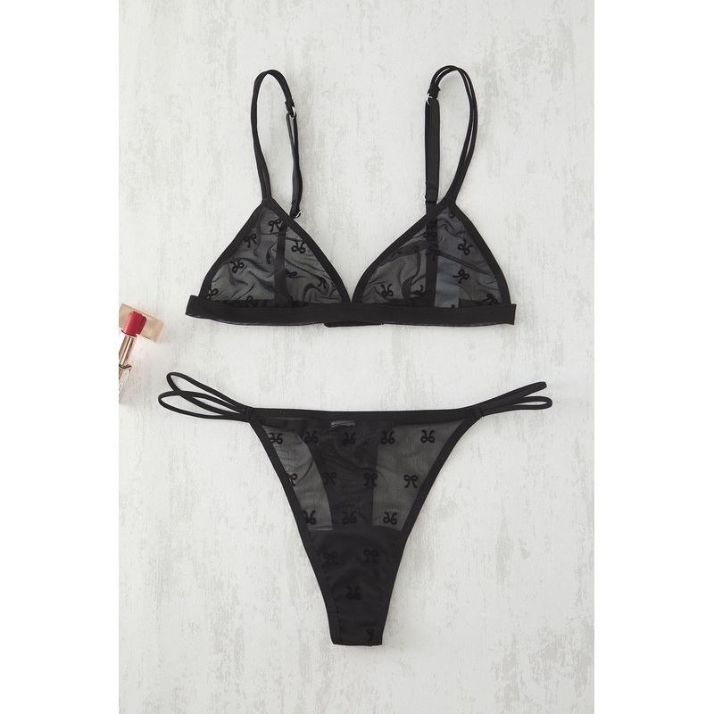 Women's 2 Pack Geometric Uncapped Underwear Set