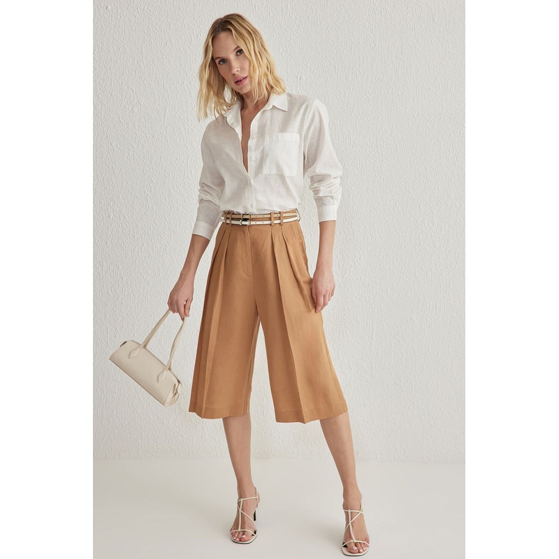 Women's Plain Long Oversize Shirt