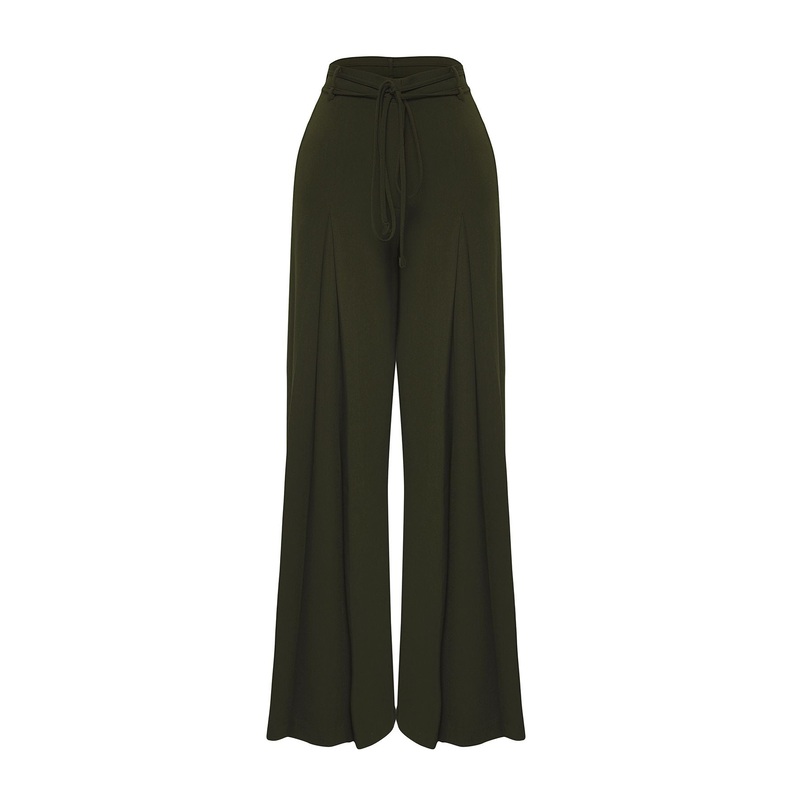 Women's Plain Normal Waist Pants