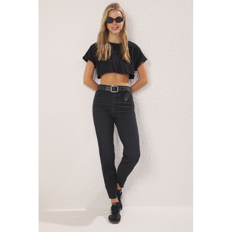 Women's Straight High Waist Jeans