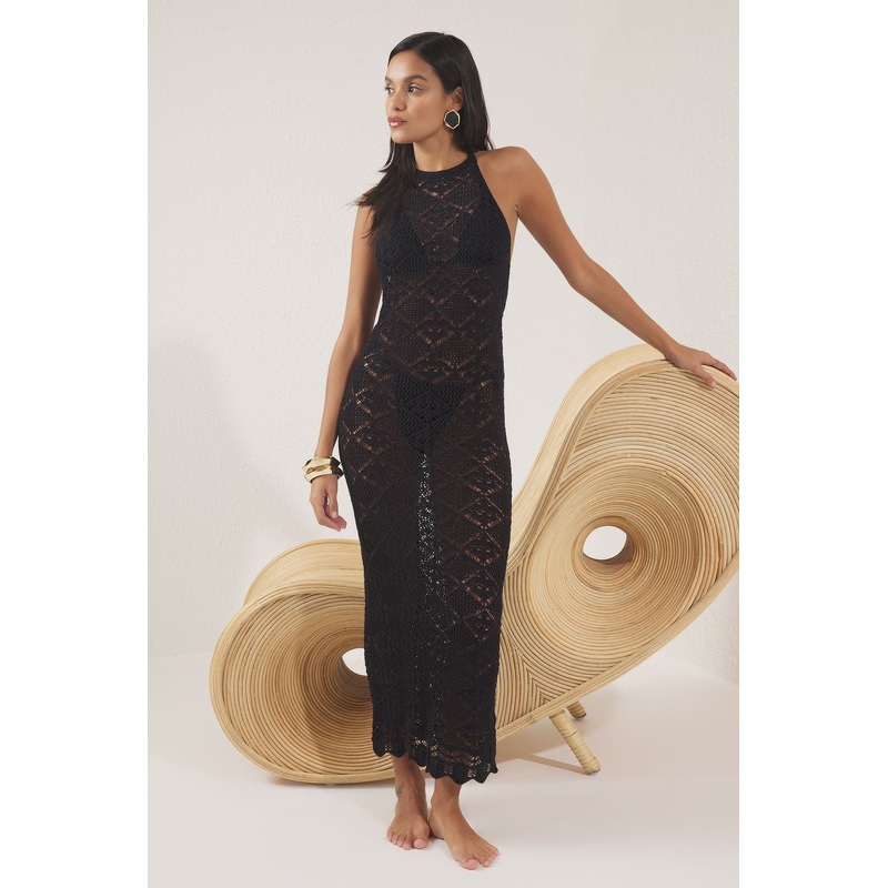 Women's Straight Maxi Hanging Beachwear Slim Dress