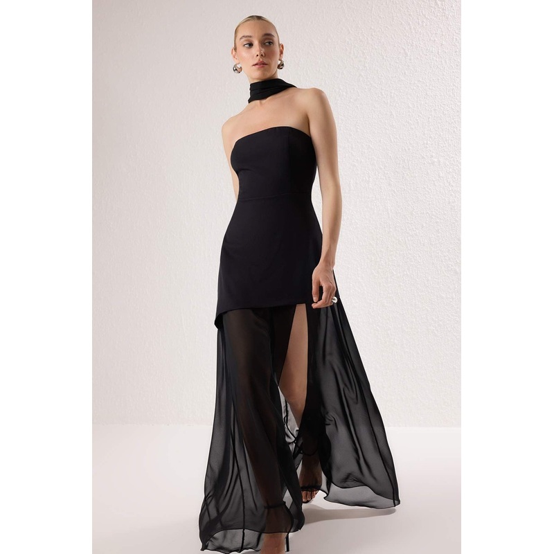 Women's Straight Maxi Sleeveless Wedding/marriage Shift Evening Dress & Graduation Dress