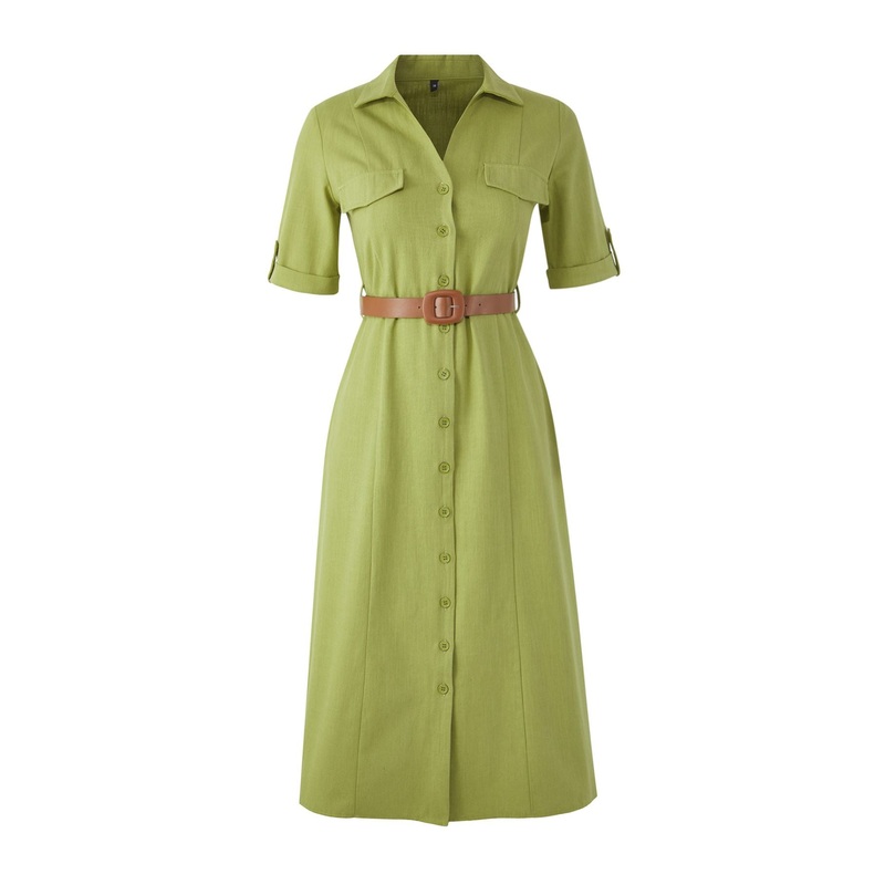 Women's Straight Midi Short Casual/daily Regular Dress