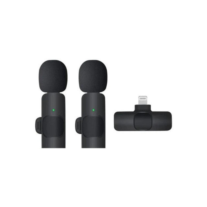 2 Wireless Lavalier Microphone Lightning 2 Mini Microphone K9