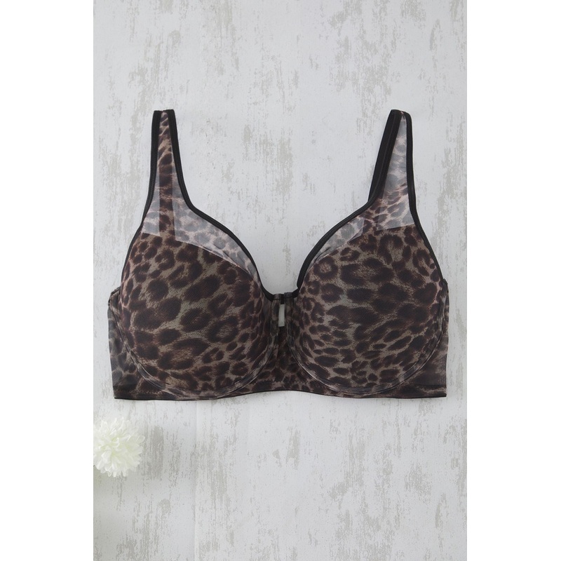 Curve Very Colorful Animals Covered Plus Size Bra