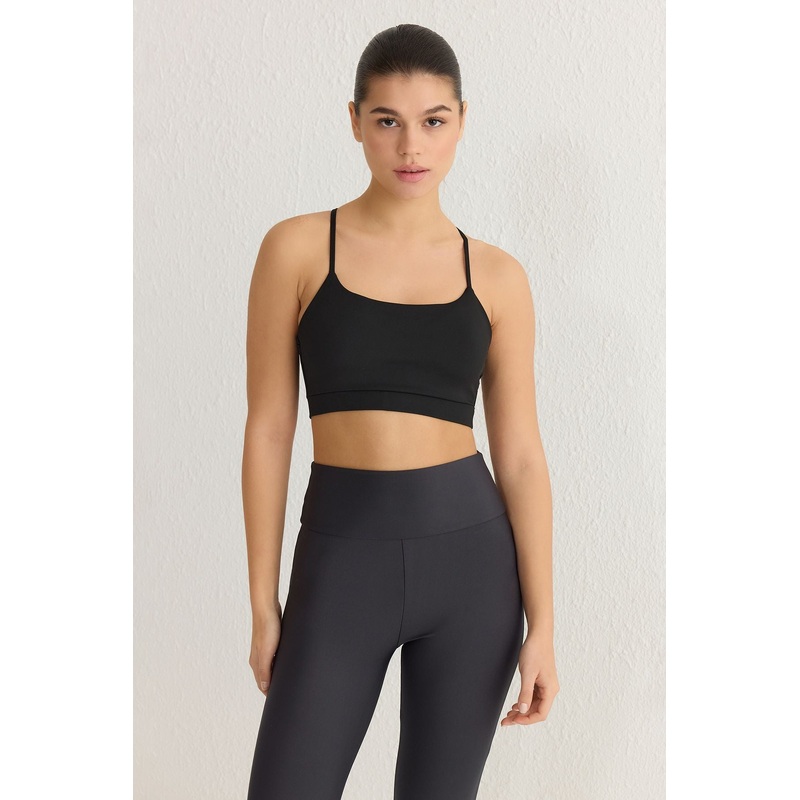 Women's Plain Covered Sports Bra