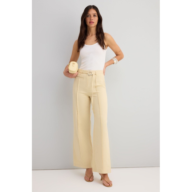 Women's Straight High Waist Trousers