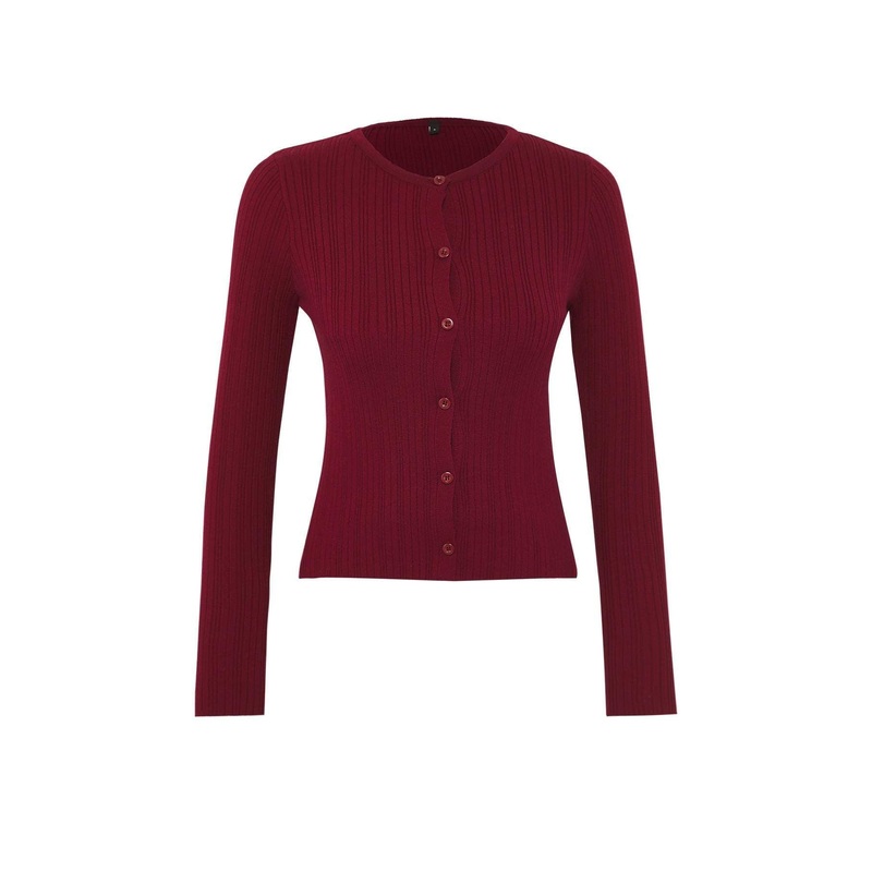 Women's Straight Long Fitted Cardigan