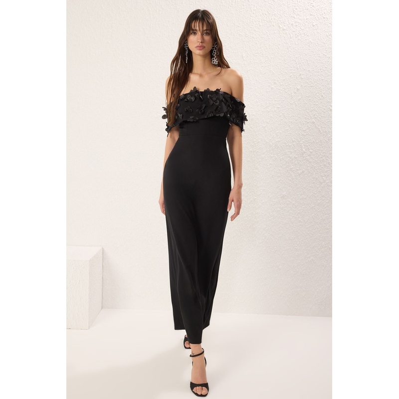 Women's Straight Maxi Short Graduation/prom Slim Evening Dress & Graduation Dress