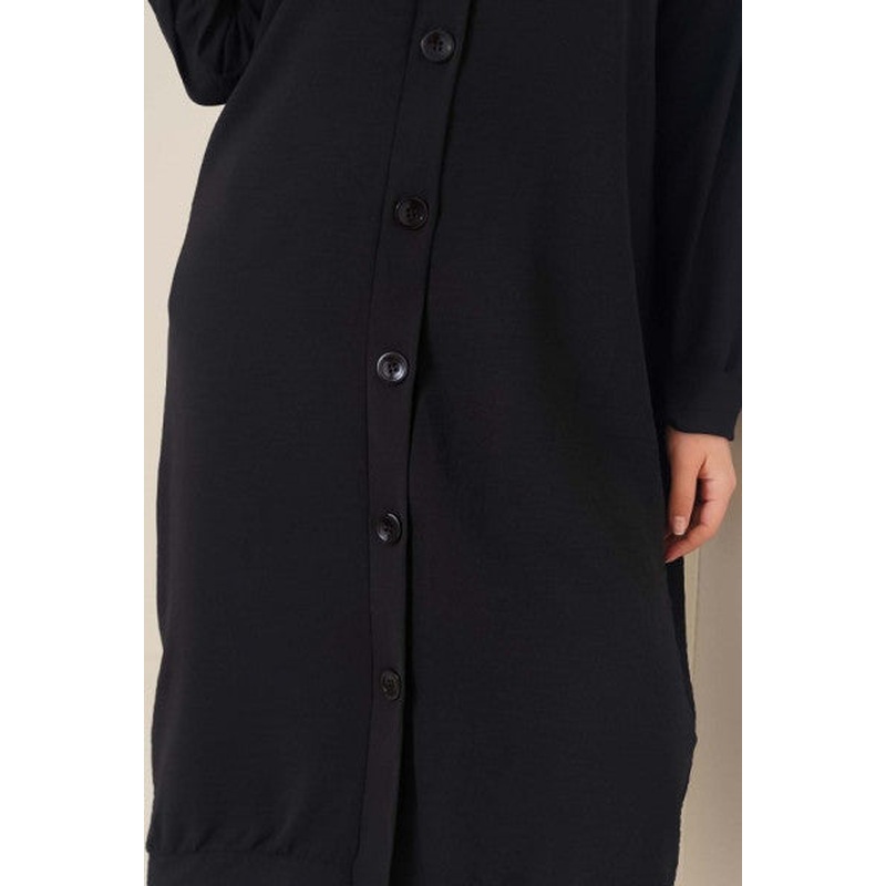 Ayrobin Black Long Cardigan