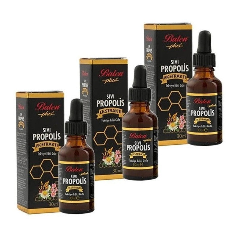 Balen Liquid Propolis Extract 30 Ml 3 Pieces