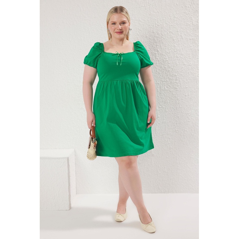 Curve Women's Straight Mini Short Casual/daily Relaxed Plus Size Dress