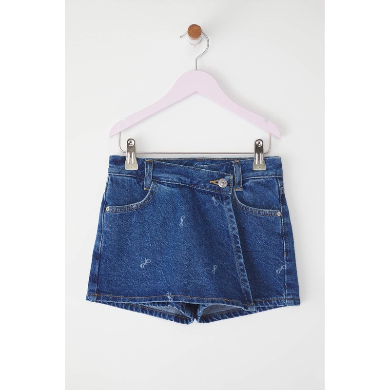 kds Girls Straight Short / Mini Basic Comfort Skirt