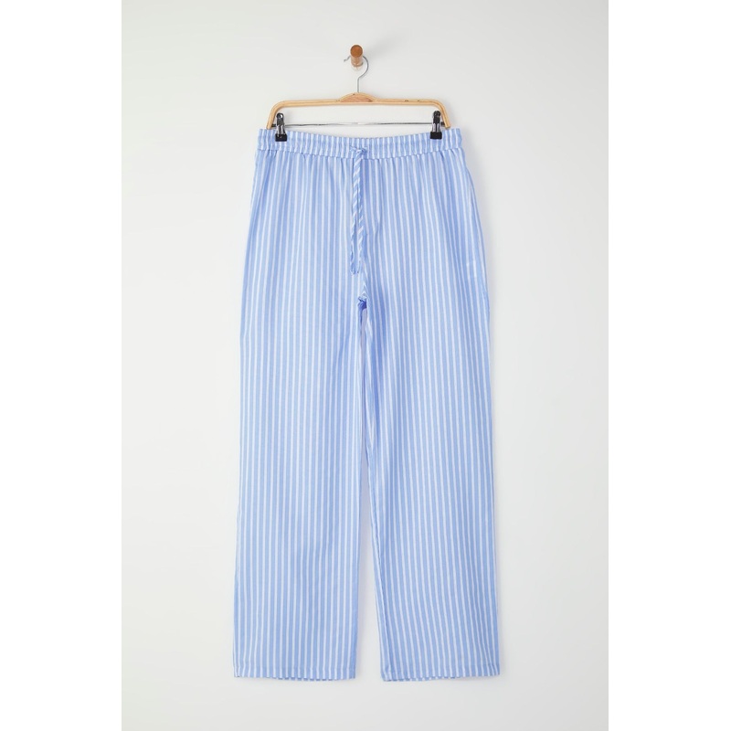 Man Men's Striped Regular Normal Waist Pajama Bottoms