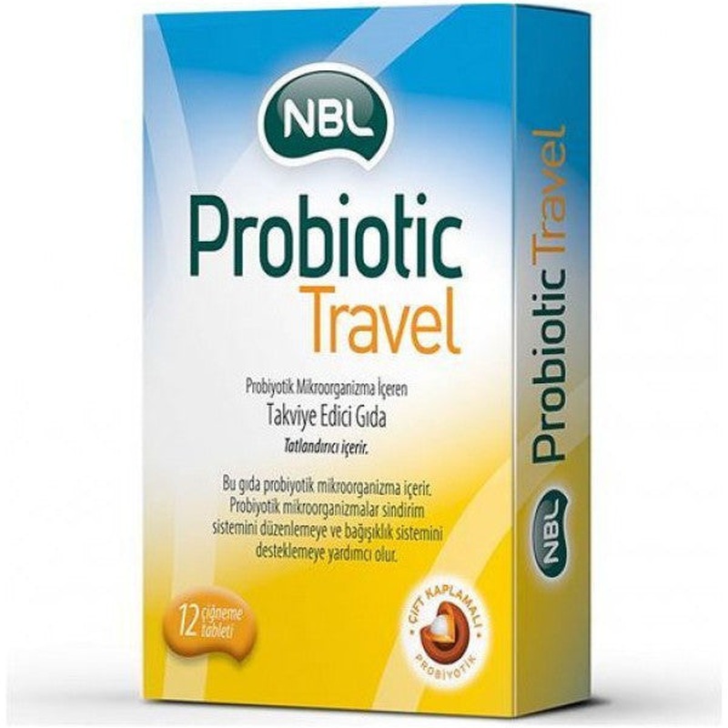 Nbl Probiotic Travel Chewable Tablet 12 Tablets