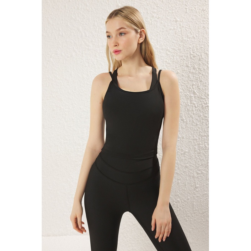 Women's 2 Pack Plain Covered Sports Bra