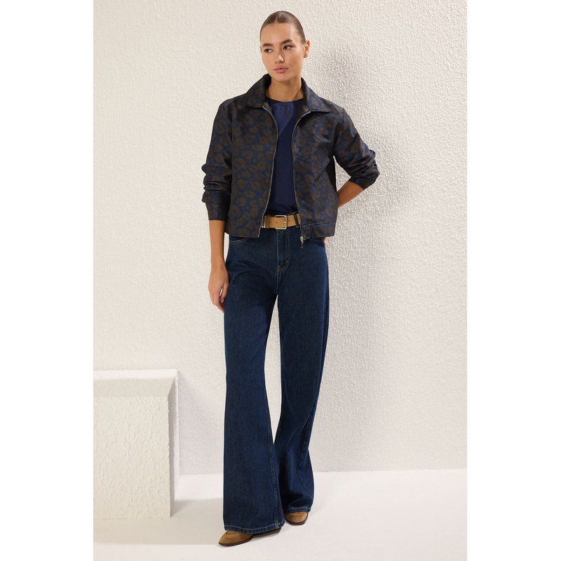 Women's Patterned Regular Winter Jacket