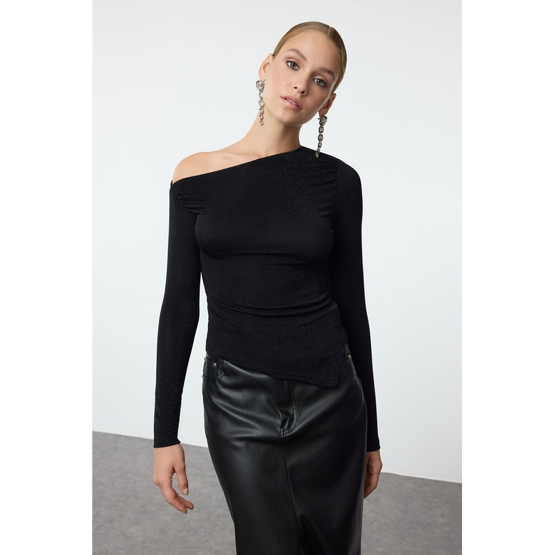 Women's Straight Long Fitted Blouse