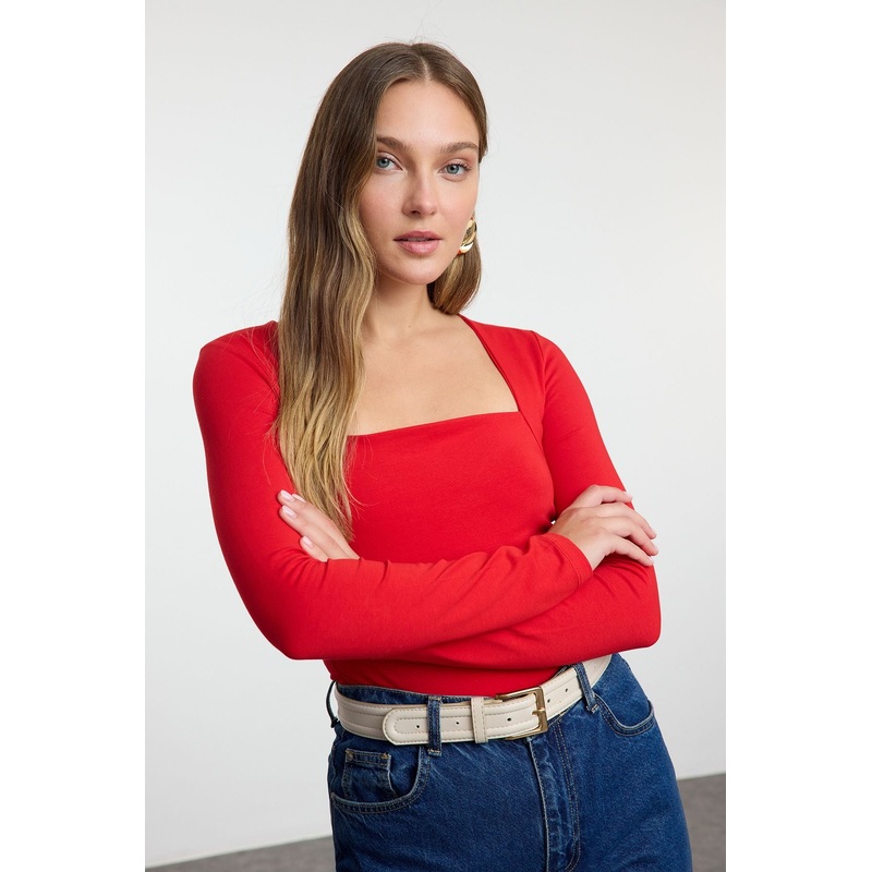 Women's Straight Long Slim Blouse