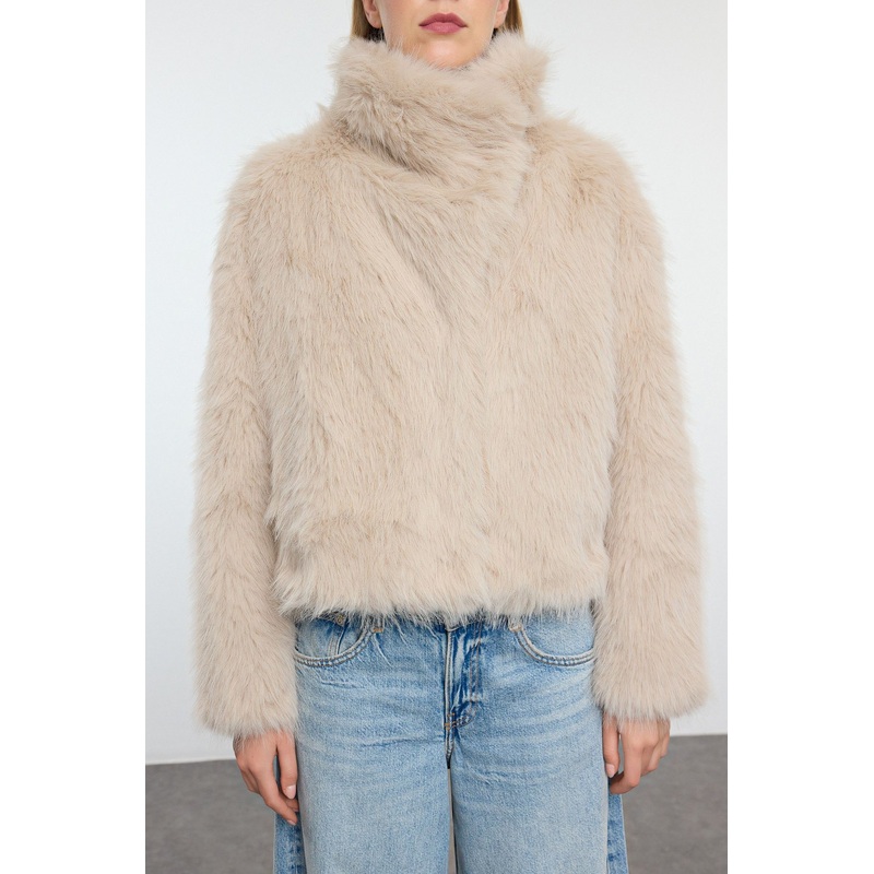 Women's Unifarben Oversize Winter Jackets