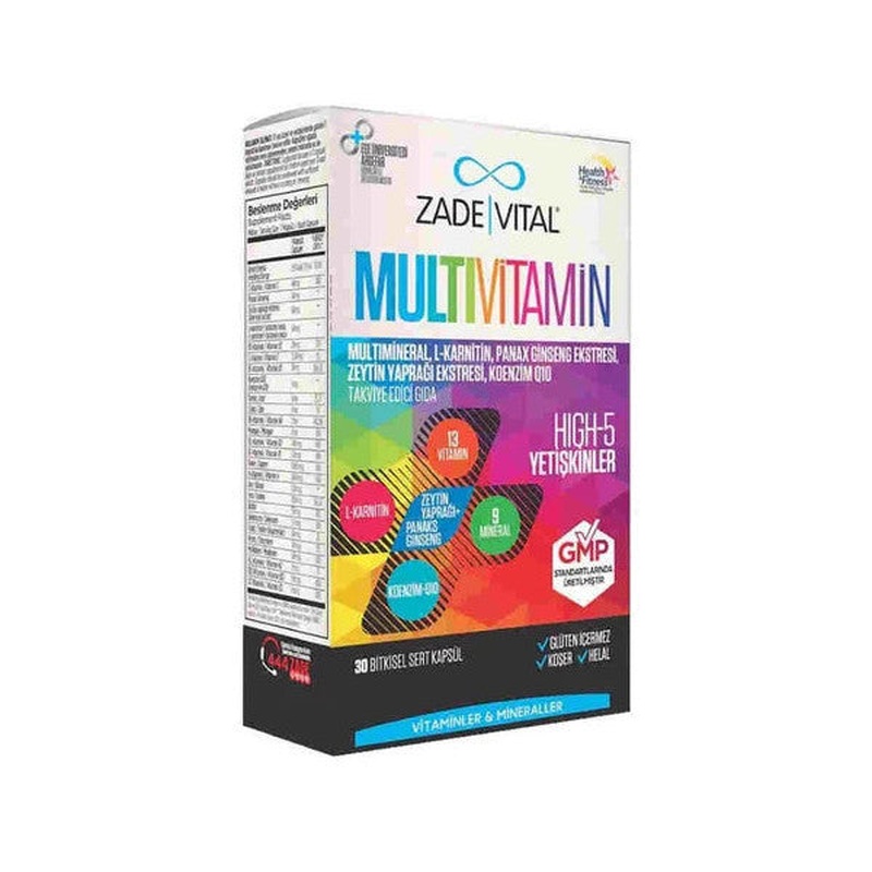 Zade Vital Multivitamin High-5 30 Capsules