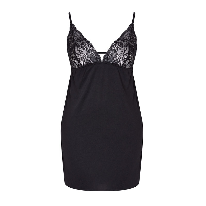 Curve Women's Straight Uncapped Plus Size Babydoll