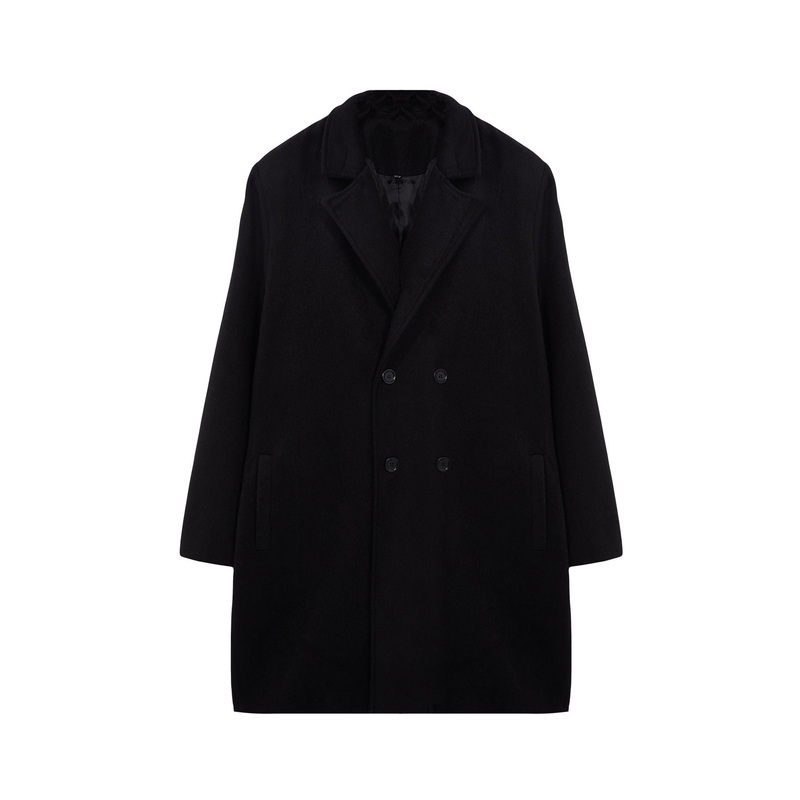 Man Men's Flat Regular Coat