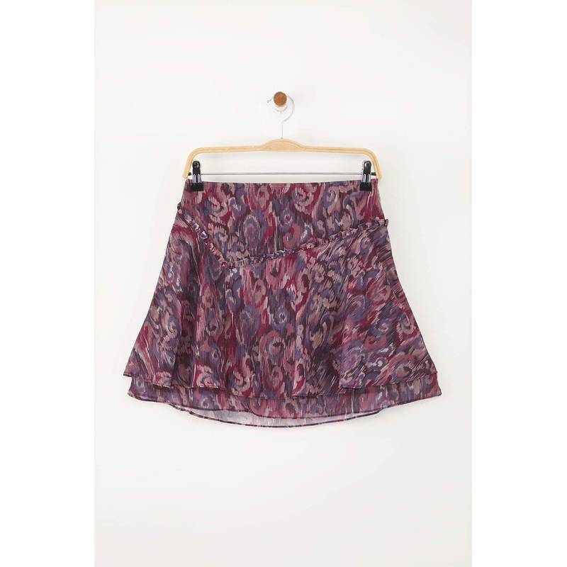 Women's Paisley Short / Mini A-Line Skirt